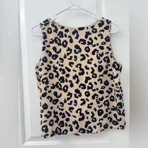 Abercrombie & fitch cheetah print tank top